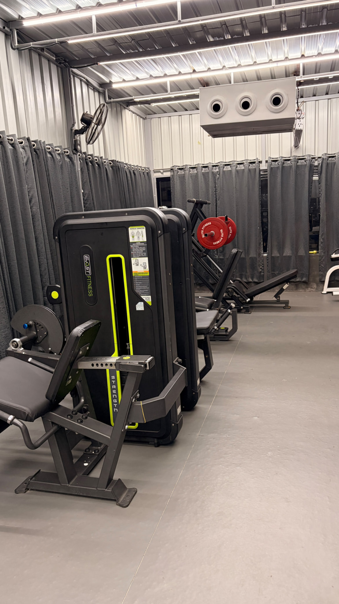 Modern resistance machines at Revive Fitnes in Dhakoli